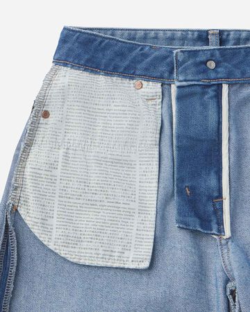 WOMEN | Light Baggy Jeans 9oz Medium Indigo,MEDIUM INDIGO, large image number 7