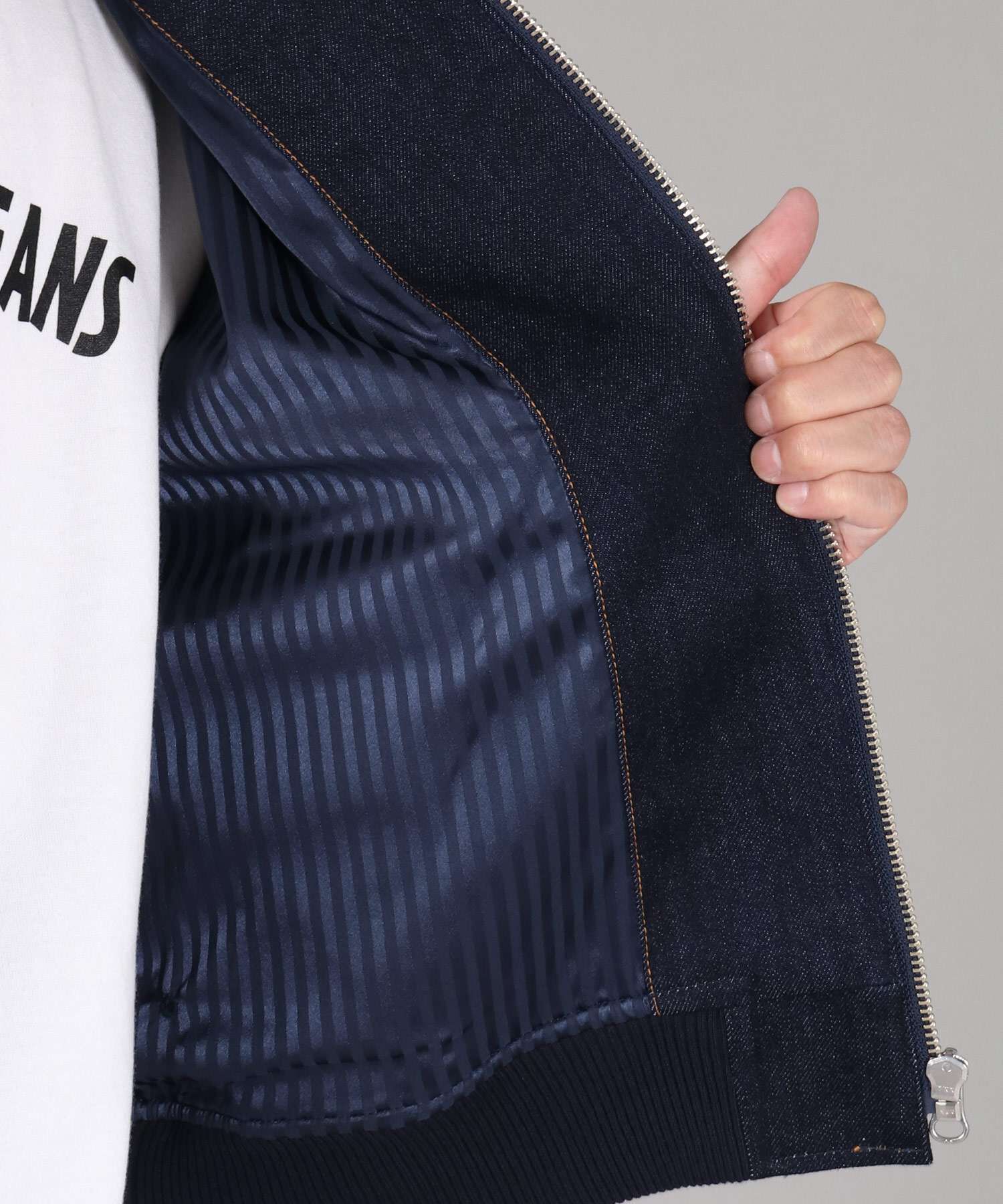 11.5oz Denim Bomber Jacket