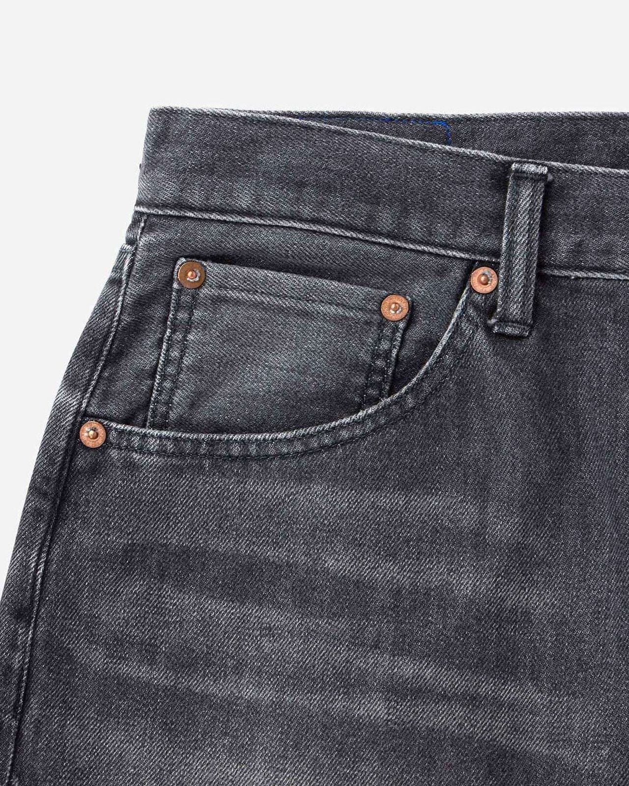 MEN | Light Wide Jeans 9oz Washed Black,WASHED BLACK, large image number 9