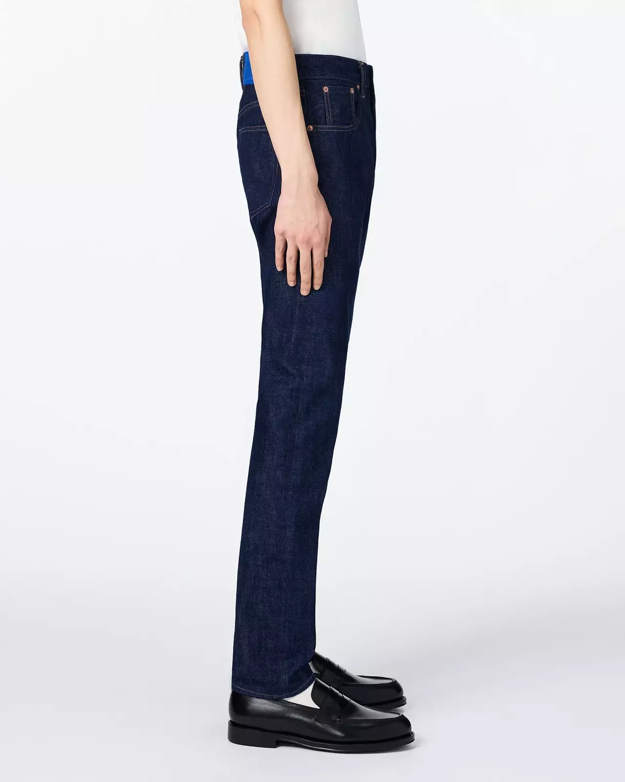 MEN | Selvedge Slim Jeans 14oz,INDIGO, large image number 1