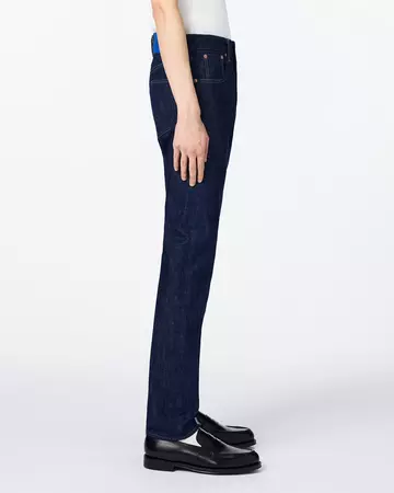 MEN | Selvedge Slim Jeans 14oz,INDIGO, large image number 1