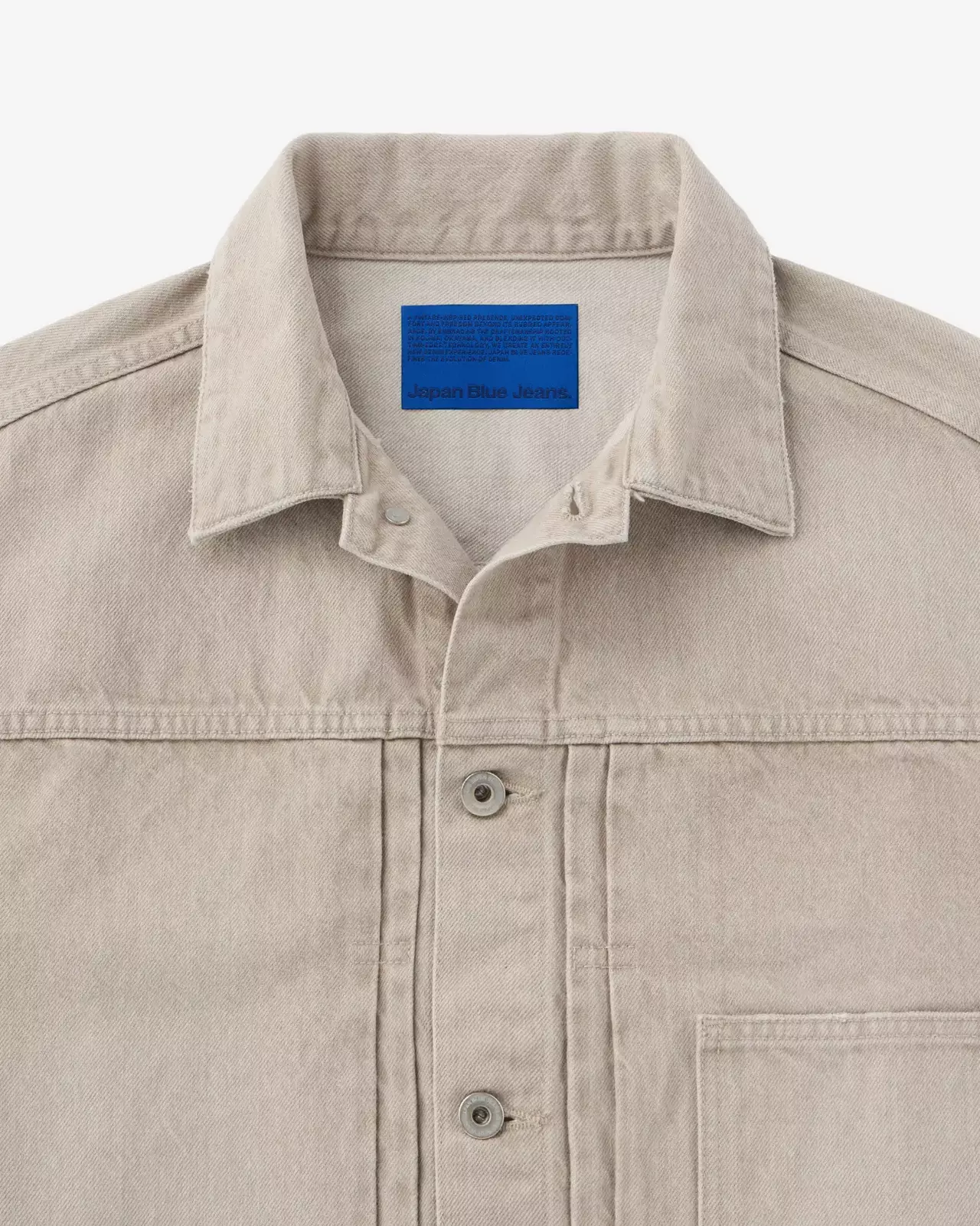 WOMEN | Denim Jacket 13.5oz Beige,BEIGE, large image number 6