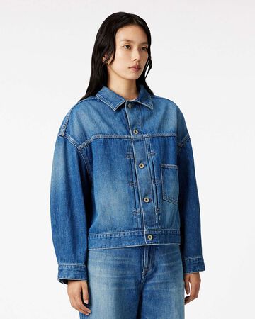 Selvedge Denim Jacket 12oz Medium Indigo,MEDIUM INDIGO, small image number 1