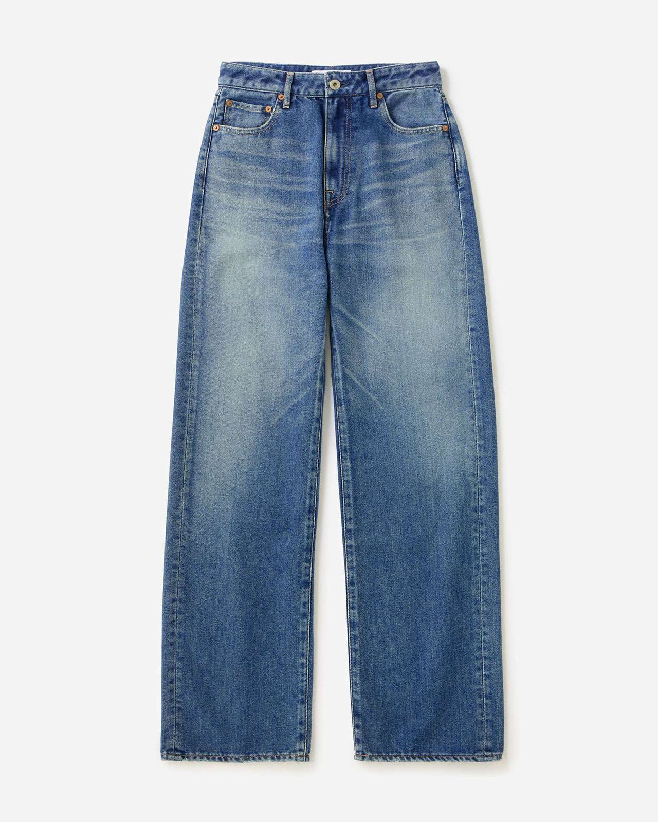 Light Straight Jeans 9oz Medium Indigo,MEDIUM INDIGO, large image number 4