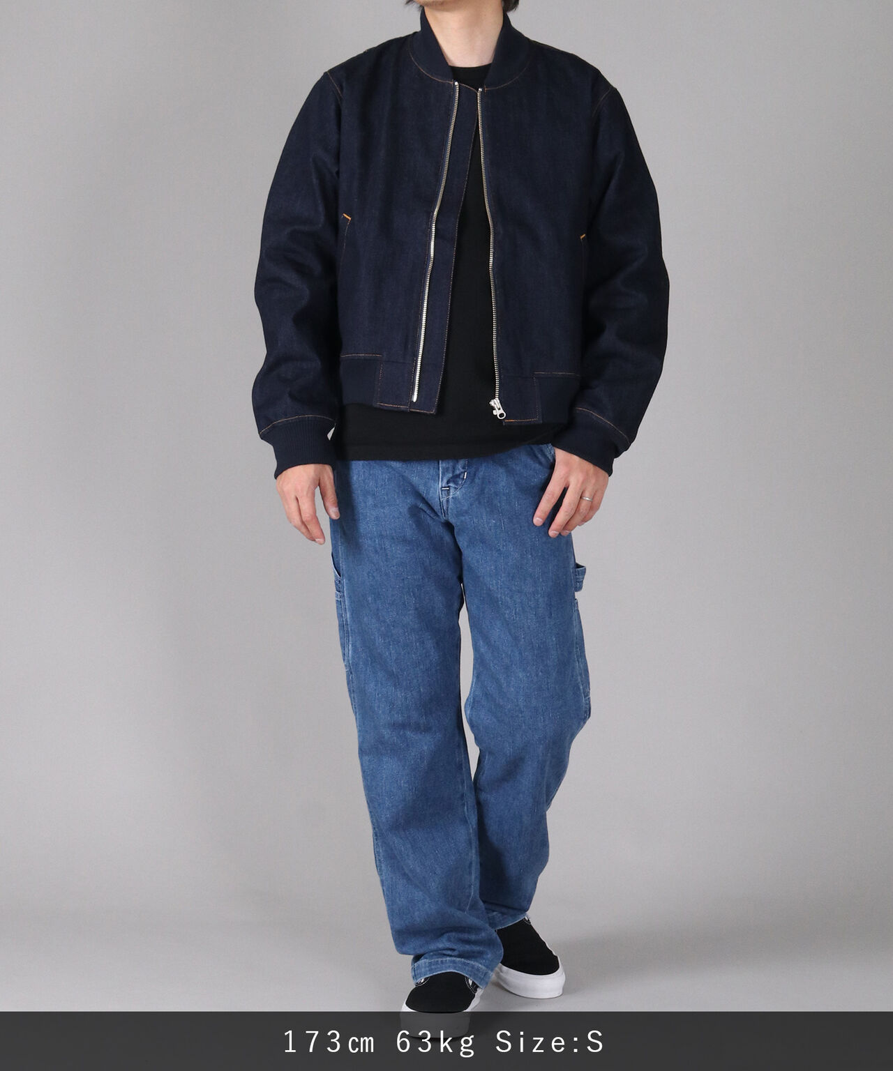 11oz Denim Smooth Painter Pants,MEDIUM INDIGO, large image number 9