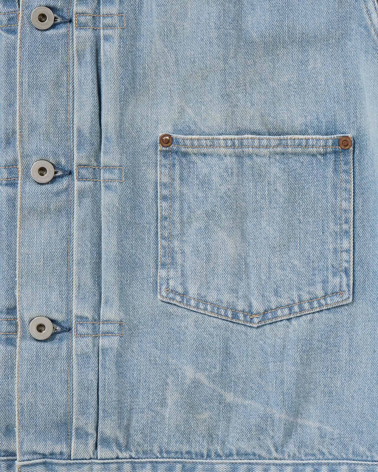 MEN | ReDESIGN Type 1 Denim Jacket 12oz Light Indigo,LIGHT INDIGO, large image number 5