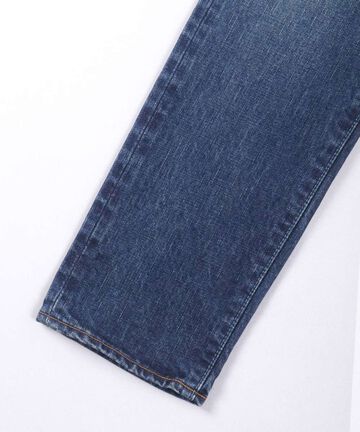 J301(D01) 14.8oz US Cotton Straight Selvedge Jeans (Aging Wash)-DID-34,DARK INDIGO, large image number 11