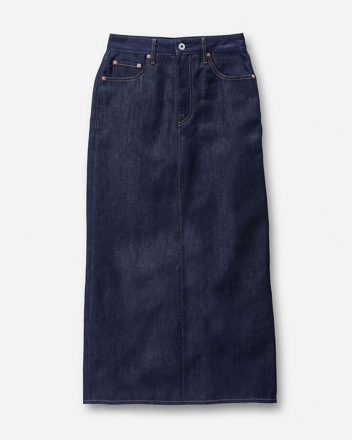 WOMEN | Light Denim Tight Skirt 9oz Rigid,, medium