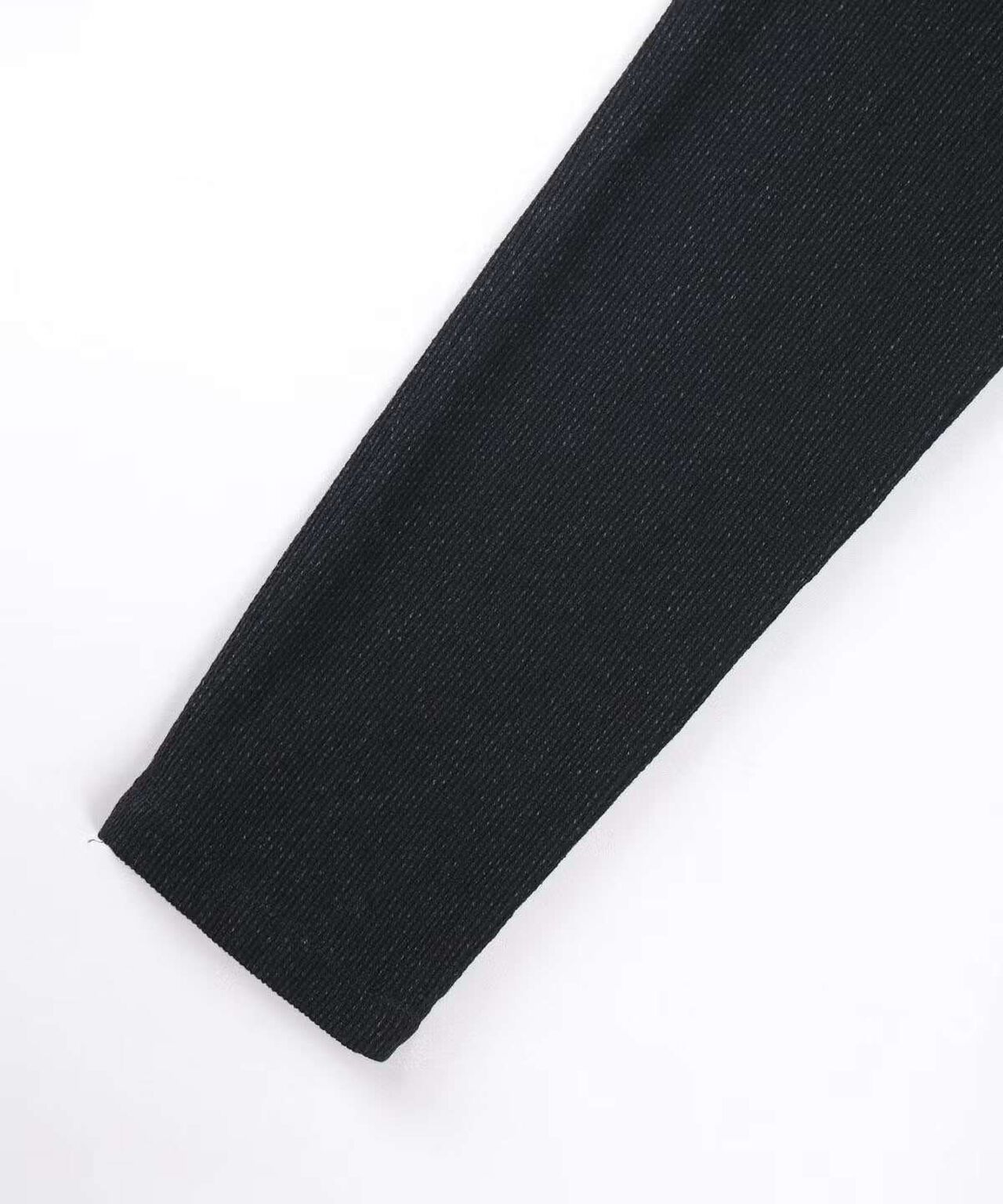 Sashiko Black Easy Tapered Pants,BLACK, large image number 9