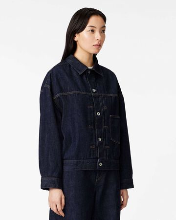 Selvedge Denim Jacket 12oz,INDIGO, small image number 1