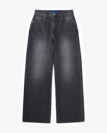 MEN | Light Loose Jeans 9oz Washed Black,WASHED BLACK, large image number 4