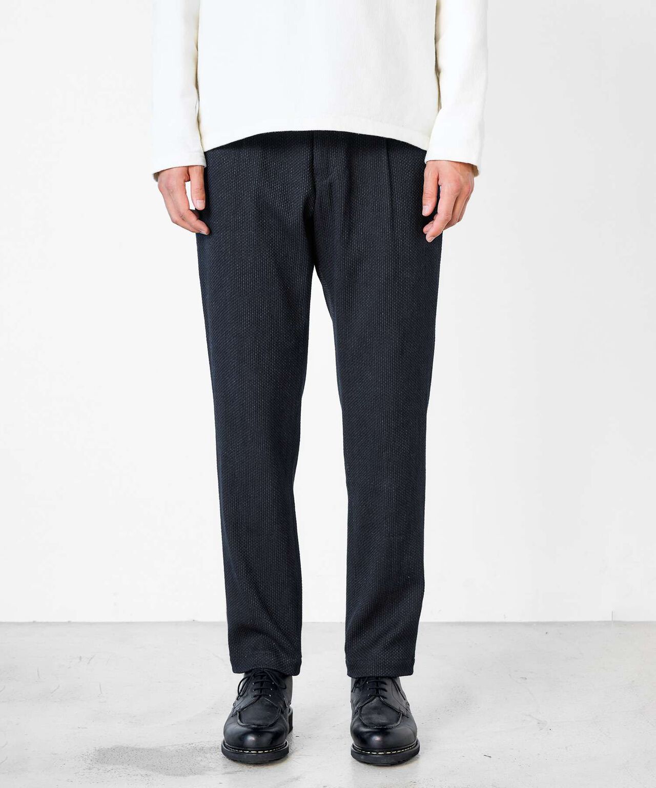 Sashiko Easy Tapered Pants,INDIGO, large image number 0