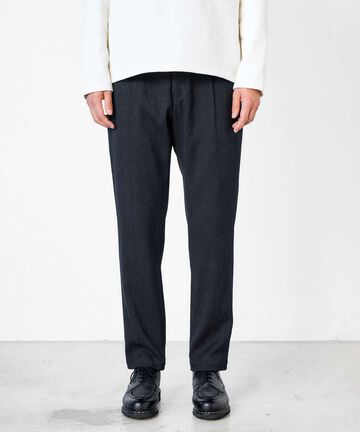 Sashiko Easy Tapered Pants,INDIGO, small image number 0