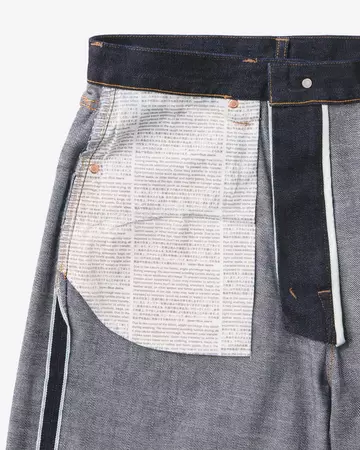 MEN | Selvedge Loose Jeans 12oz,INDIGO, large image number 7