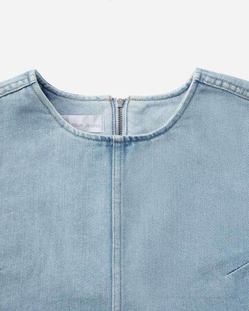 WOMEN | Light Denim NS shirt 9oz Light Indigo,LIGHT INDIGO, large image number 6