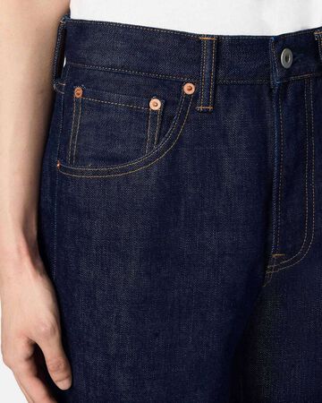 MEN | Selvedge Straight Jeans 16oz,INDIGO, large image number 3