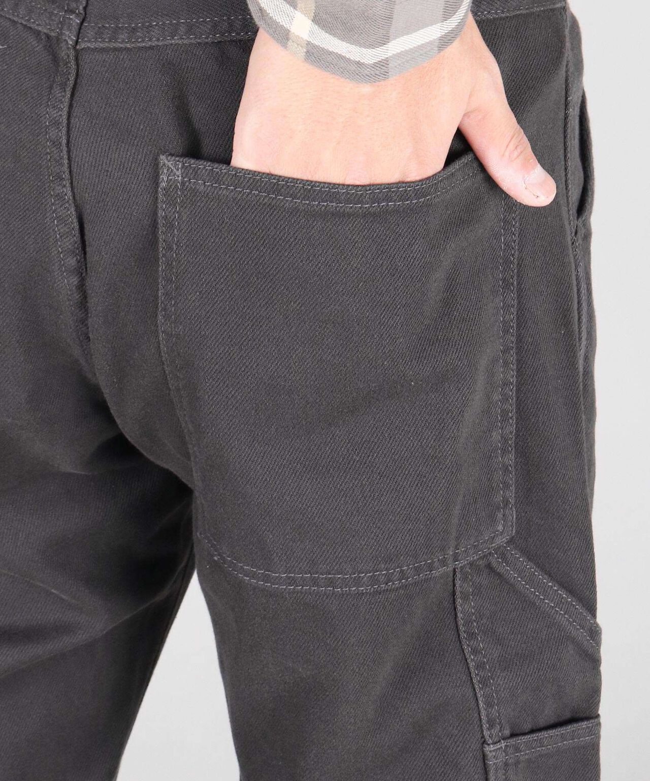 Organic Drill Painter Pants,NATURAL, large image number 6