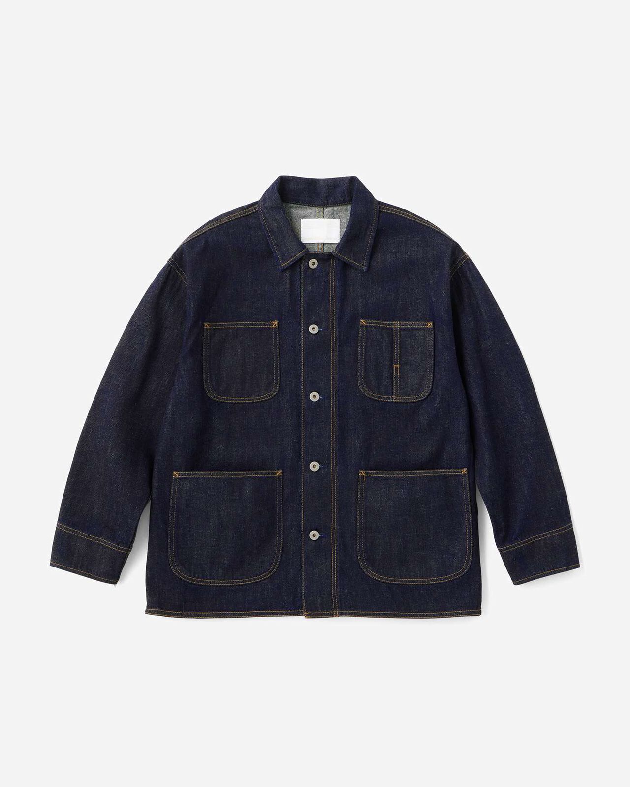 Selvedge Coveralls 12oz,INDIGO, large image number 3