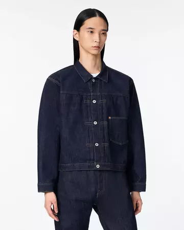 MEN | Selvedge Type 1 Denim Jacket 16oz,INDIGO, large image number 1