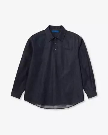 MEN | Light Denim Pullover Shirt 7oz Rigid,RIGID, large image number 6