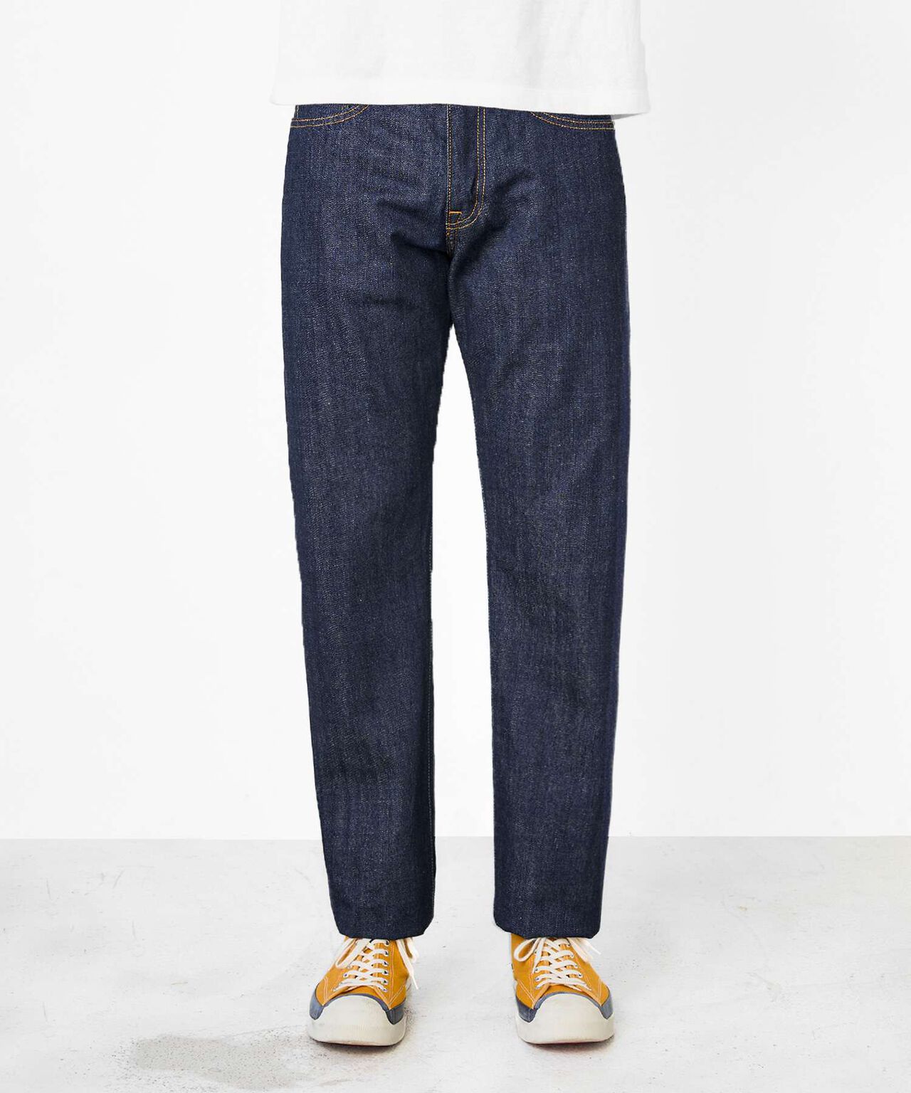 [ ONLINE EXCLUSIVE ] J455 13.5oz Suvin Gold Cotton Classic Straight Selvedge Jeans,INDIGO, large image number 0
