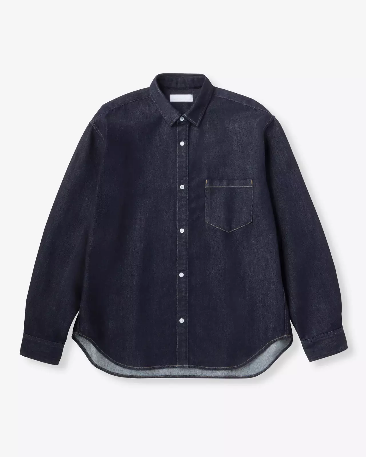 MEN | Light Relax Fit L/S Shirt 9oz,INDIGO, large image number 4