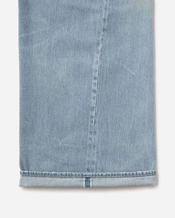 MEN | ReDESIGN Skew Wide Jeans 12oz Light Indigo,LIGHT INDIGO, large image number 9