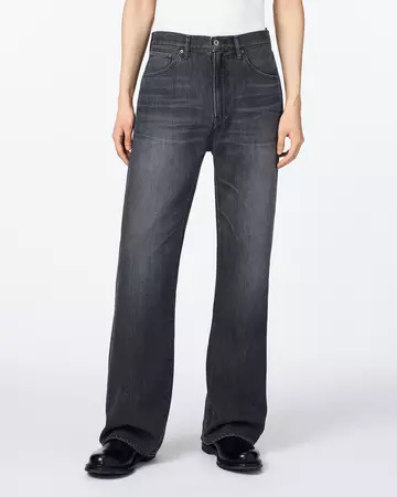 MEN | Light Flare Jeans 9oz Washed Black,WASHED BLACK, large image number 0