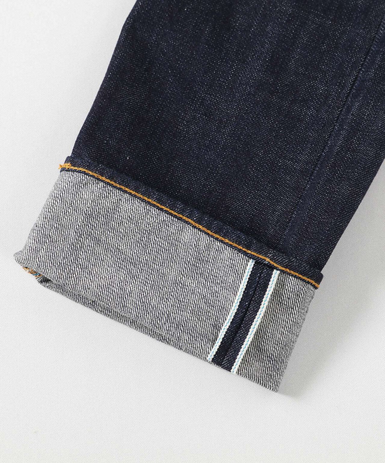 [ ONLINE EXCLUSIVE ] J455 13.5oz Suvin Gold Cotton Classic Straight Selvedge Jeans,INDIGO, large image number 8