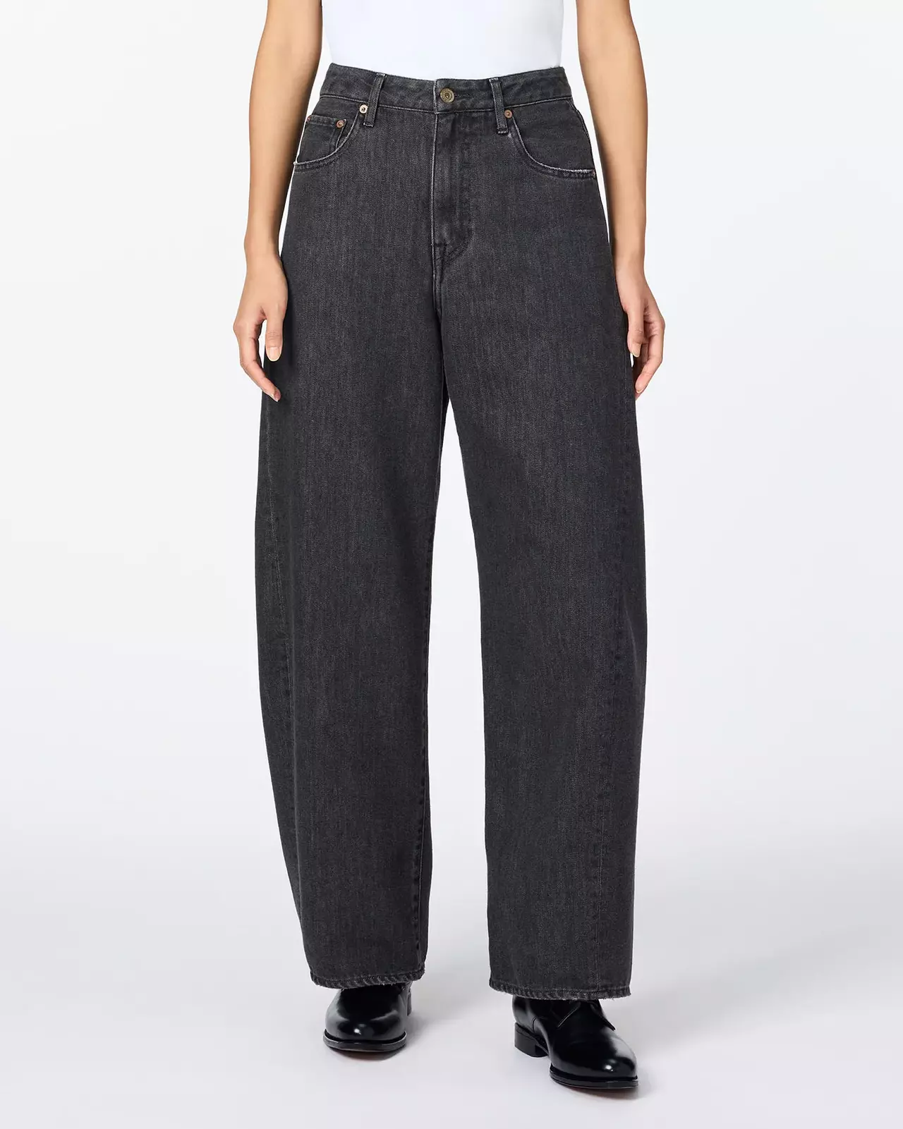 WOMEN | Light Curve Jeans 9oz Washed Black,BLACK, large image number 0