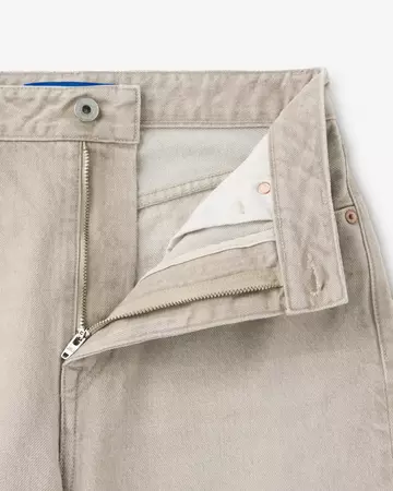 WOMEN | Straight Jeans 13.5oz Beige,BEIGE, large image number 5