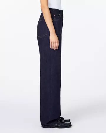 WOMEN | Selvedge Straight Jeans 12oz,INDIGO, large image number 1