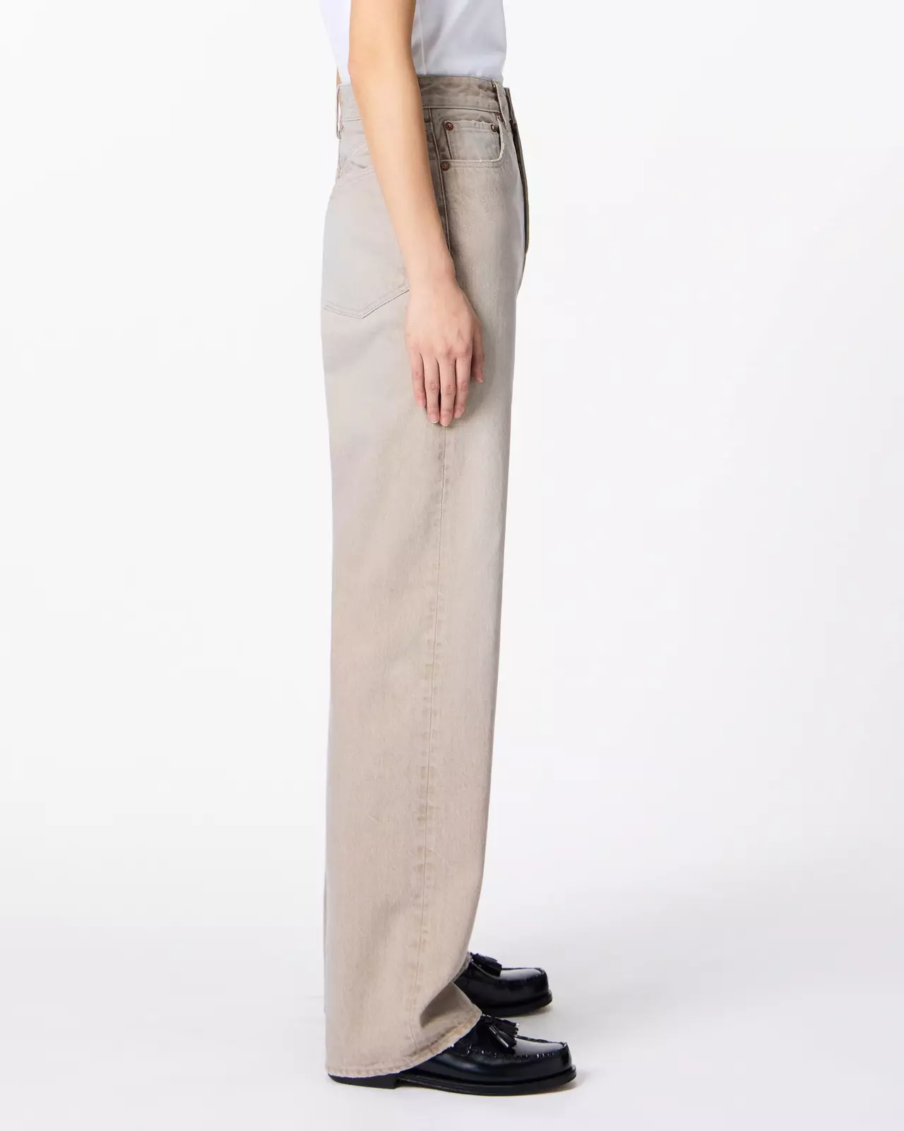 WOMEN | Straight Jeans 13.5oz Beige,BEIGE, large image number 1