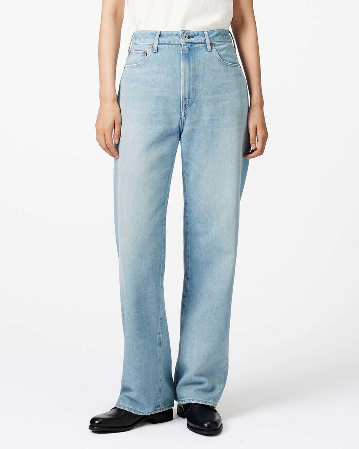 Light Straight Jeans 9oz Light Indigo,, medium