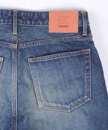 J301(D01) 14.8oz US Cotton Straight Selvedge Jeans (Aging Wash)-DID-34,DARK INDIGO, large image number 13