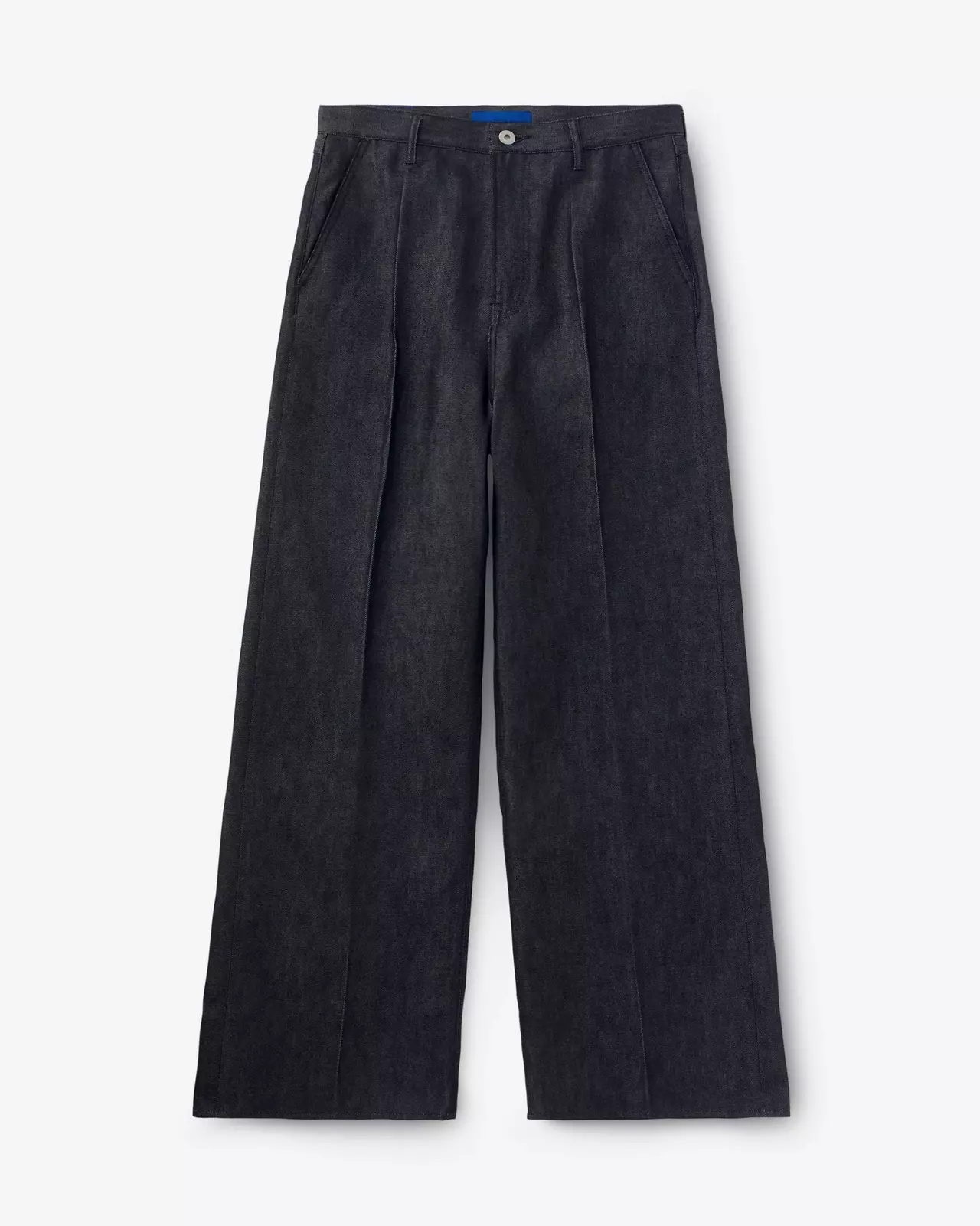 MEN | Light Wide Press Trousers 9oz Black,BLACK, large image number 4