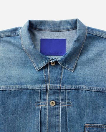 MEN | Light Type 1 Denim Jacket 9oz Medium Indigo,MEDIUM INDIGO, large image number 6