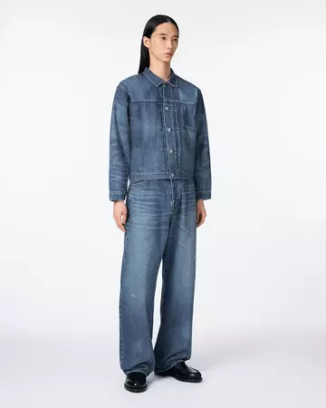 MEN | ReDESIGN Type 1 Denim Jacket 12oz Dark Indigo,DARK INDIGO, large image number 3