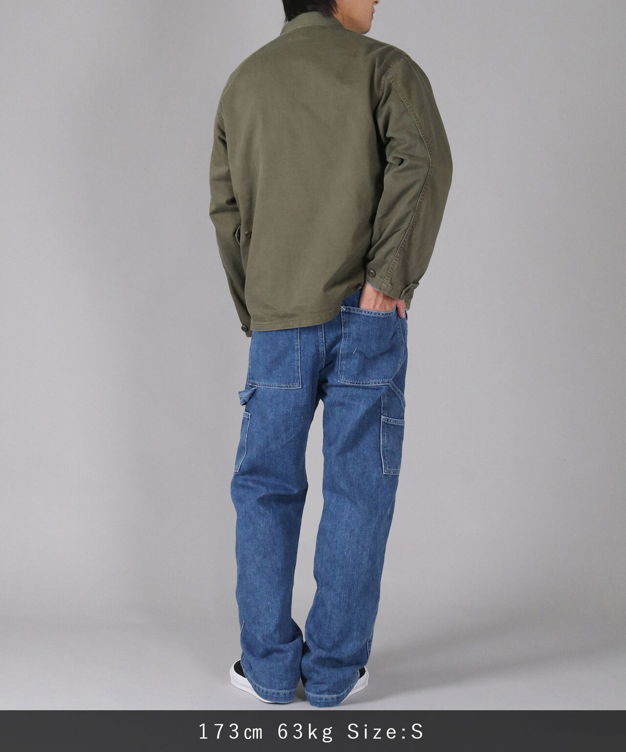 11oz Denim Smooth Painter Pants,MEDIUM INDIGO, large image number 14