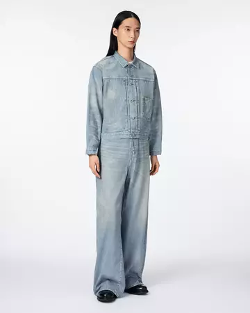 MEN | ReDESIGN Type 1 Denim Jacket 12oz Light Indigo,LIGHT INDIGO, large image number 3