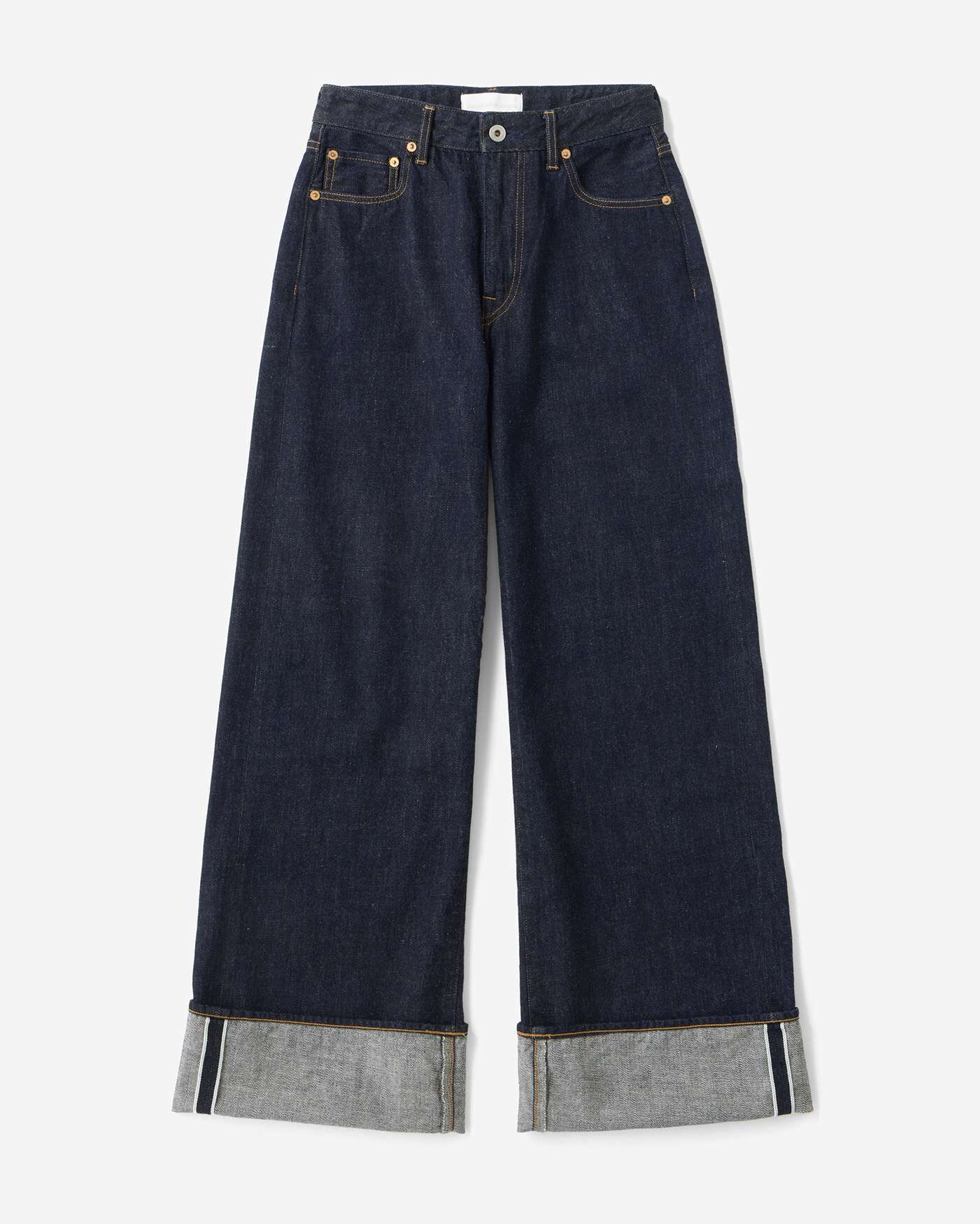 Selvedge Wide Straight Jeans 12oz