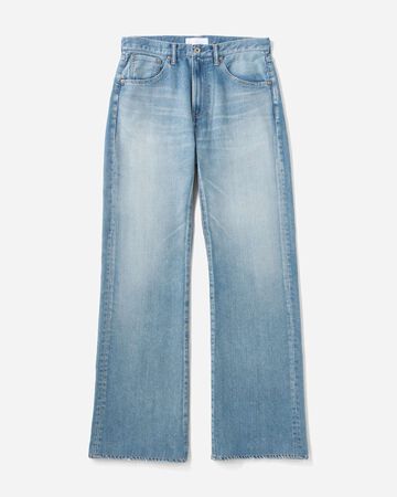 Light Flare Jeans 9oz Medium Indigo,MEDIUM INDIGO, small image number 4