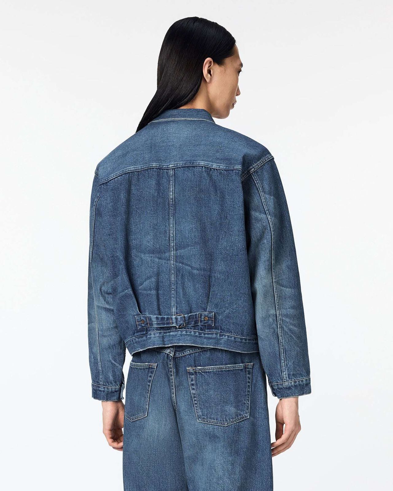 MEN | ReDESIGN Type 1 Denim Jacket 12oz Dark Indigo,DARK INDIGO, large image number 2