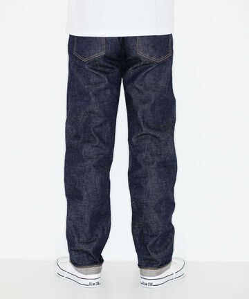 J401 14.8oz US Cotton Classic Straight Selvedge Jeans,, large image number 2