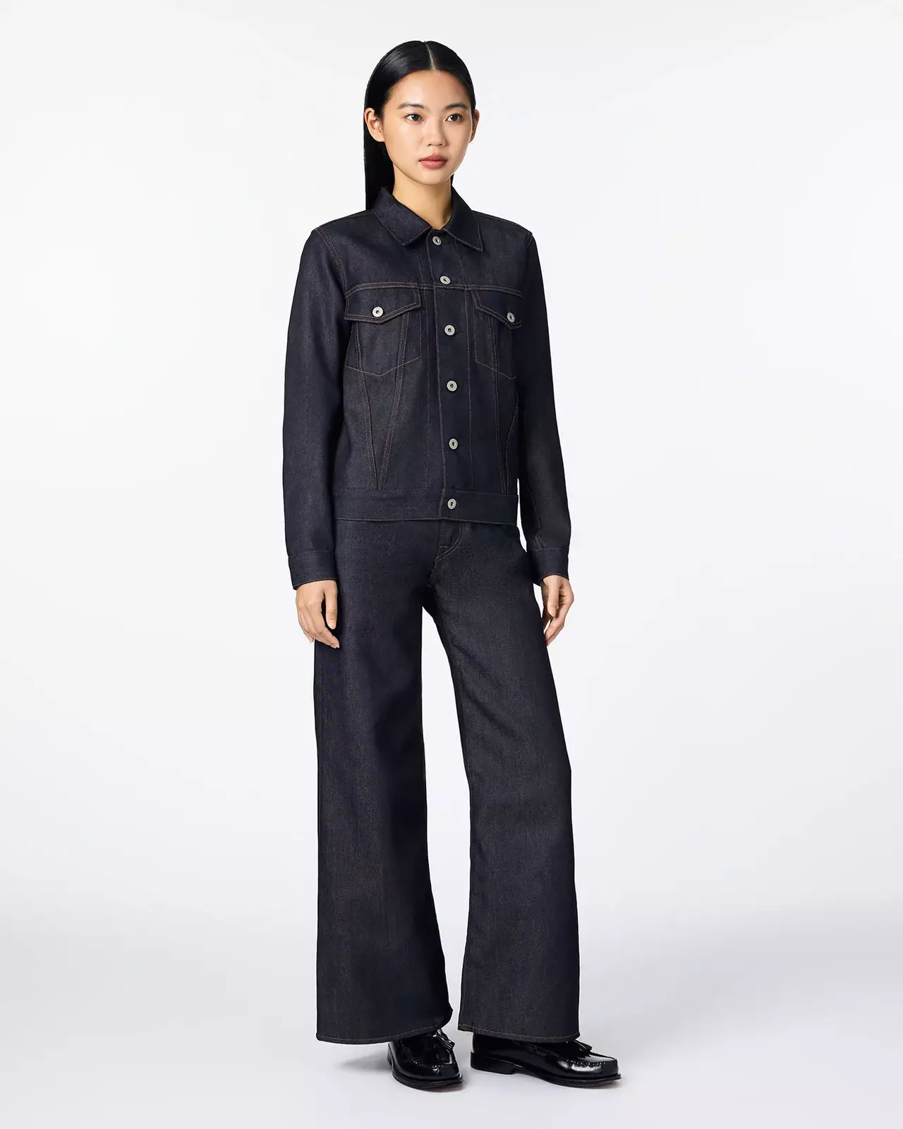 WOMEN | Light Denim Jacket 9oz Rigid,RIGID, large image number 3