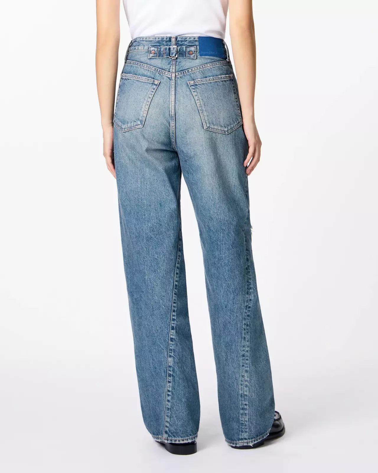 WOMEN | Skew Straight Jeans 11oz Medium Indigo,MEDIUM INDIGO, large image number 2