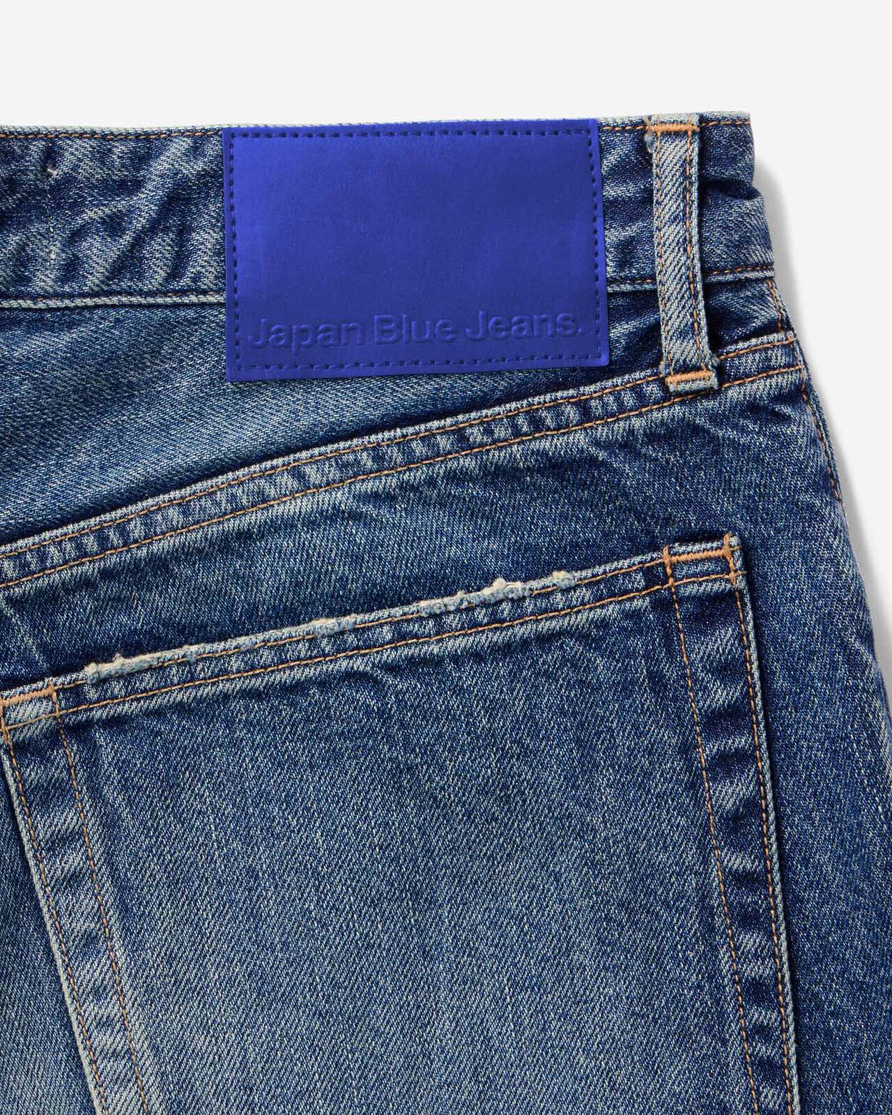 Skew Straight Jeans 11oz Medium Indigo,MEDIUM INDIGO, large image number 7