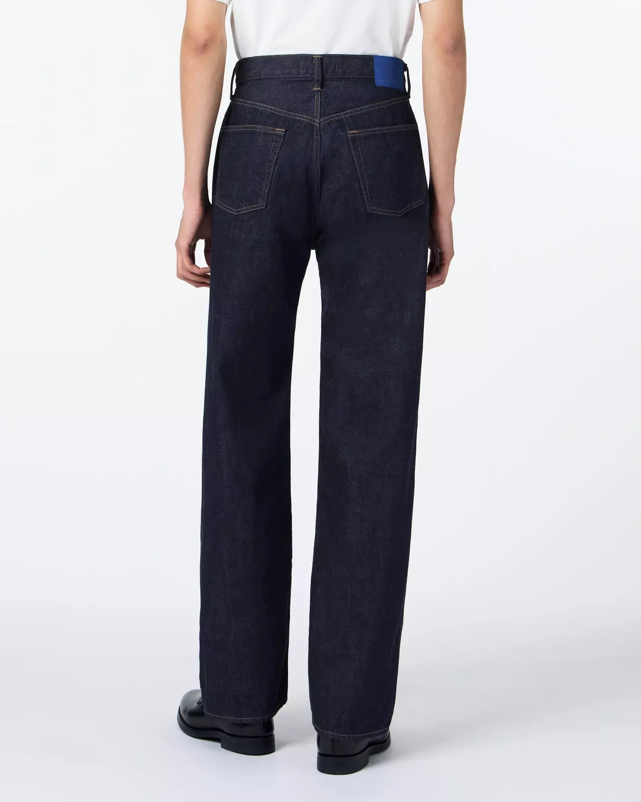 MEN | Selvedge Wide Jeans 12oz,INDIGO, large image number 2