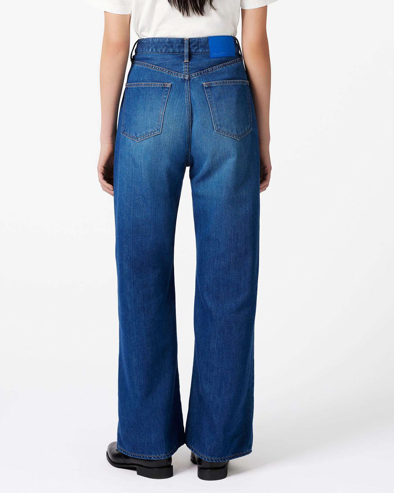Light Wide Jeans 9oz Medium Indigo,MEDIUM INDIGO, large image number 2