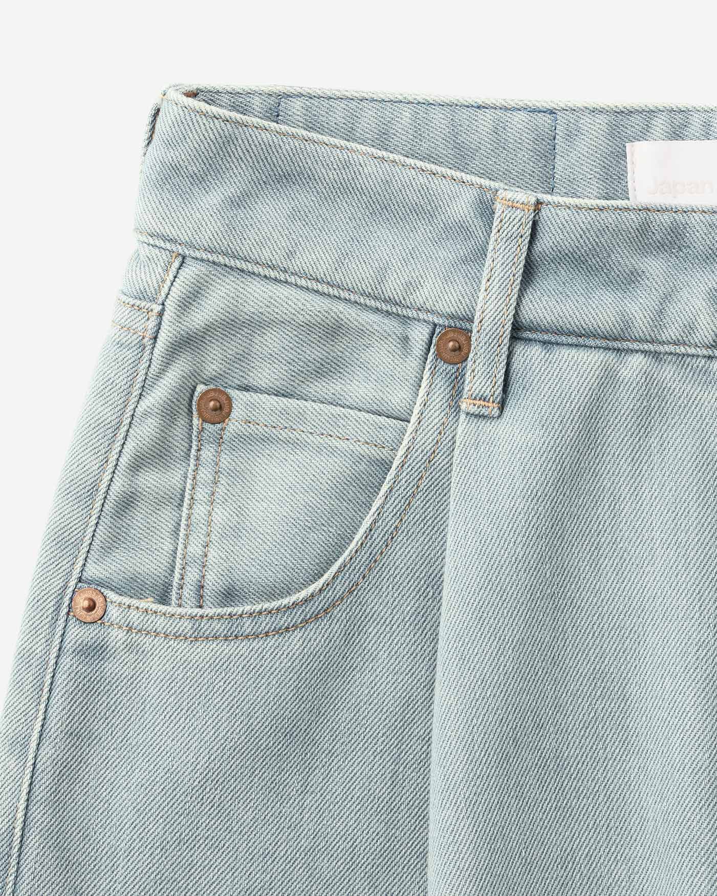 Light Wide Jeans 9oz Light Indigo
